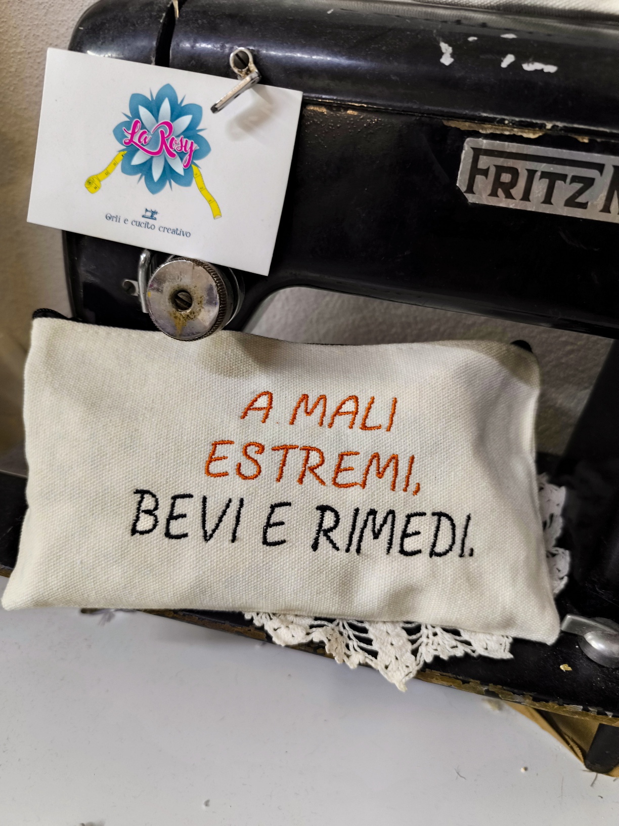 borsello con frase - immagine 3